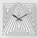 Search for black triangle clocks Trendy