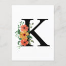 Search for the letter k postcards Alphabet