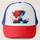 Search for blue fire hats Red