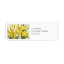 Search for yellow daffodil return address labels Flowers