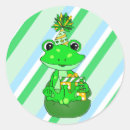 Search for round frog stickers Boys birthday