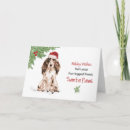 Search for cocker spaniel christmas cards Funny