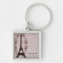 Search for eiffel square key rings Pink