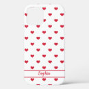 Search for red heart pattern iphone cases Stylish