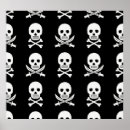 Search for pirate skull crossbones posters Black