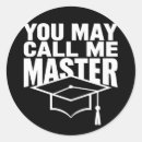 Search for masters degree stickers Graduation