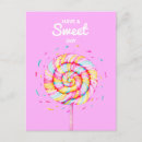 Search for lollipop postcards Pink