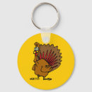 Search for cartoon turkey key rings Thanksgiving