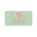 Search for ranunculus return address labels Watercolor