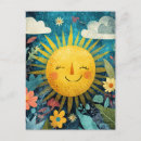 Search for happy cloud postcards Cartoon