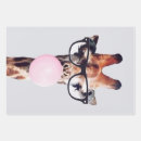 Search for giraffes wrapping paper Baby animals