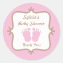 Search for pink feet stickers Baby shower