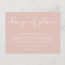 Search for change of plans wedding announcement cards Postponement