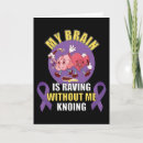 Search for epilepsy warrior postcards Purple