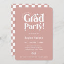 Search for retro graduation invitations Unique