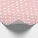Search for pastel polka dots wrapping paper Pink and white