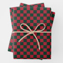 Search for red gingham wrapping paper Geometric