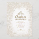 Search for gold seasonal invitations Snowflakes