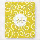 Search for yellow white pattern mouse mats Cute