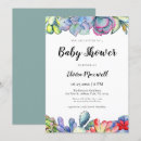 Search for watercolor cactus baby shower invitations Gender neutral