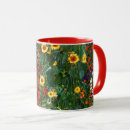 Search for gustav klimt mugs Farm garden with sunflowers