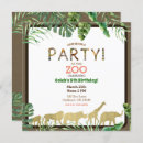 Search for gold safari invitations Modern