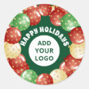 Search for corporate holiday stickers Beautiful