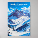 Search for vintage rocky mountains posters Travel