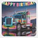 Search for semi truck stickers Birthday