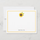 Search for yellow flower note cards Modern
