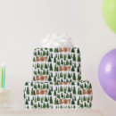 Search for woodland baby wrapping paper Greenery
