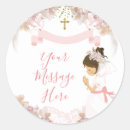 Search for first communion favor stickers For her