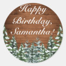 Search for country happy birthday stickers Rustic