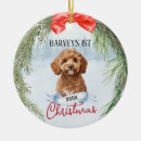 Search for cavapoo christmas tree decorations Puppy