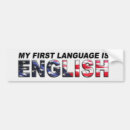 Search for language bumper stickers America