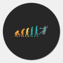 Search for funny evolution stickers Badminton player