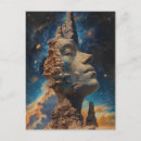 Search for contemplation vertical postcards Imagination