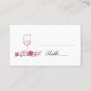 Search for wine place cards Flowers