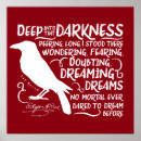 Search for dark poems posters Raven