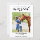 Search for horse wedding save the dates Equine