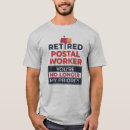Search for longer tshirts Postal worker