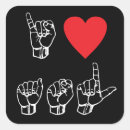 Search for sign language stickers Fingerspelling