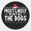 Search for dog christmas stickers Merry