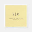 Search for yellow napkins Simple