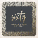 Search for 60th birthday coasters Modern