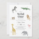 Search for wild one baby shower invitations Modern