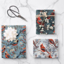 Search for red cardinal wrapping paper Elegant