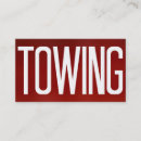 Search for trucking company business cards Towing