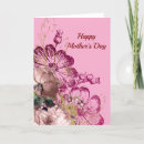 Search for vintage mothers day cards Pink