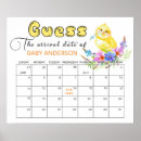 Search for shower calendars Watercolor
